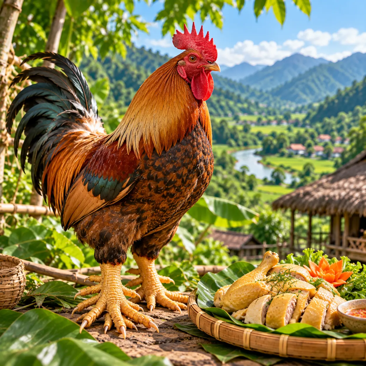 Gà nhiều cựa Hạ Hòa